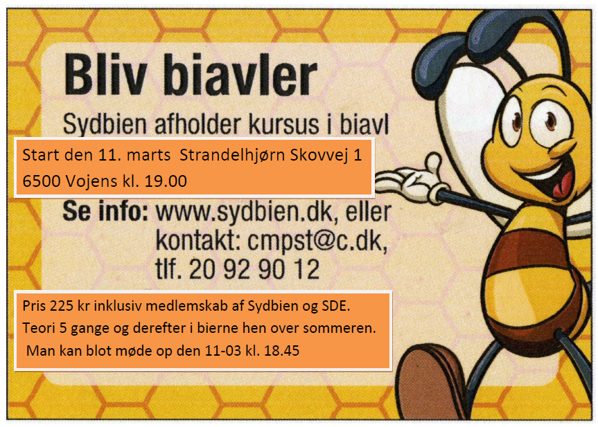 Biavl Kursus Sydbien Vojens bi